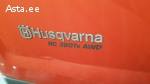 Husqvarna RC 320TS AWD. Traktor, muruniiduk.