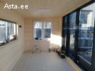 Модульный дом с большим панорамным окном 4на2 метра